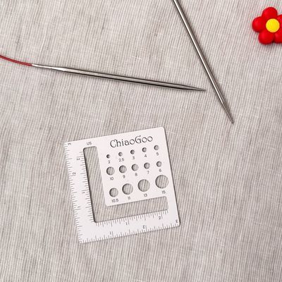 ChiaoGoo Needle Gauge 3"/7.5cm Square