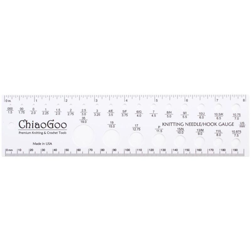 Chiaogoo Needle Gauge 8"/20cm