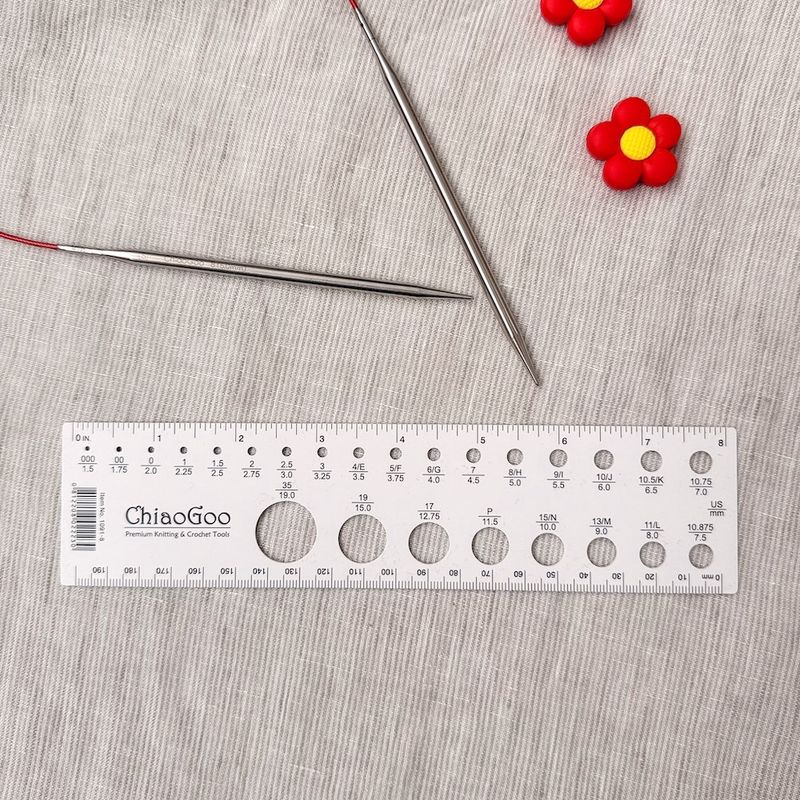Chiaogoo Needle Gauge 8"/20cm