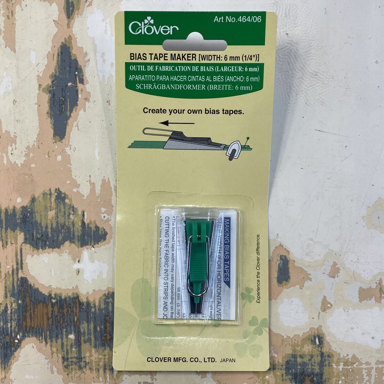 Clover Bias Tape Maker, Size: 6mm