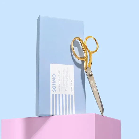 SOHMO Tailoring Shears / 8" in Gold (Left-handed)