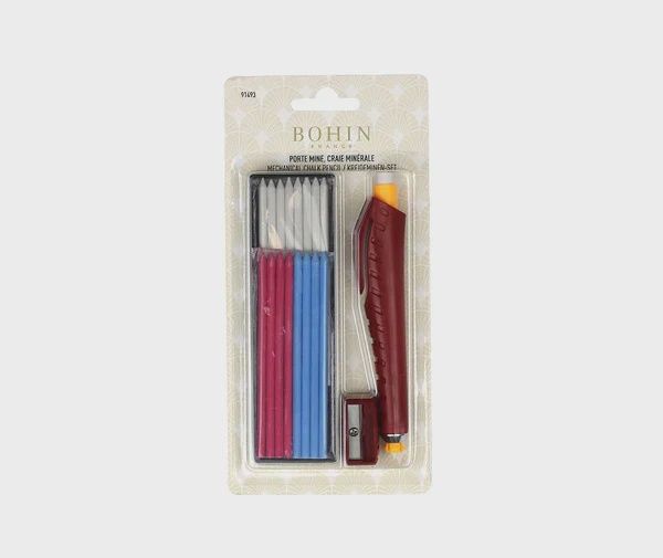 Bohin Mechanical Chalk Pencil plus refill leads / Multi