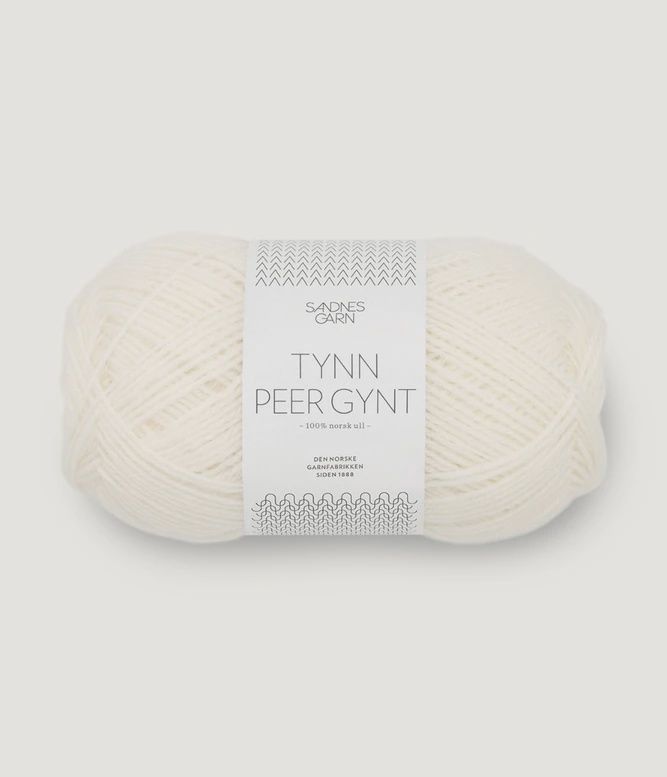 Sandnes Garn / Tynn Peer Gynt, Colour: 1002 White