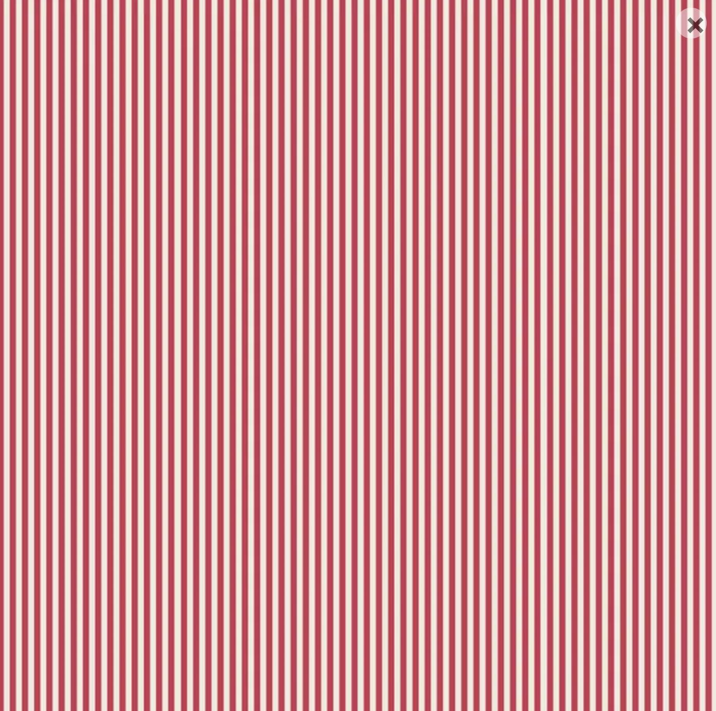L'uccello Linen - Comptoir De Toile / Red Stripe - 25cm