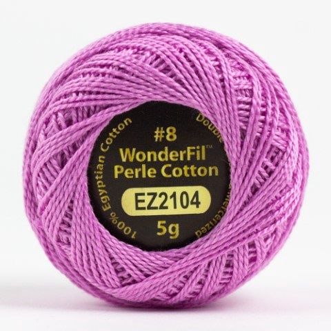 Wonderfil Perle 8 Thread - Alison Glass - Plains, Color: 2104 Thistle, Style: Alison Glass Range
