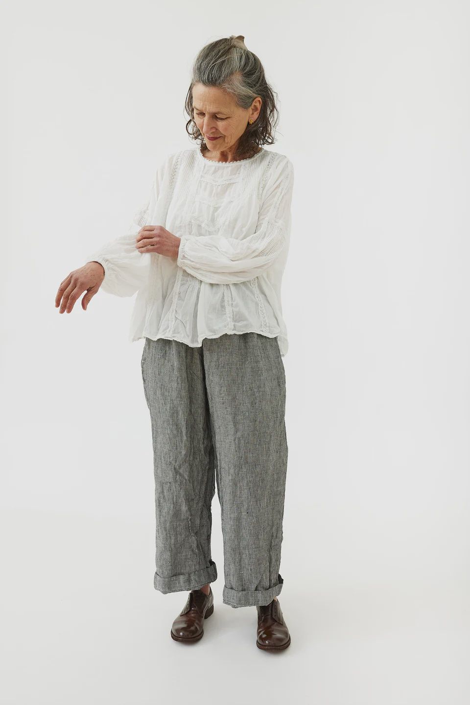 Metta Alice Blouse, Colour: White, Size: 1