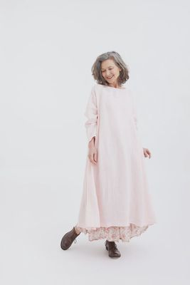 Metta - Olive Dress - Lightweight Linen