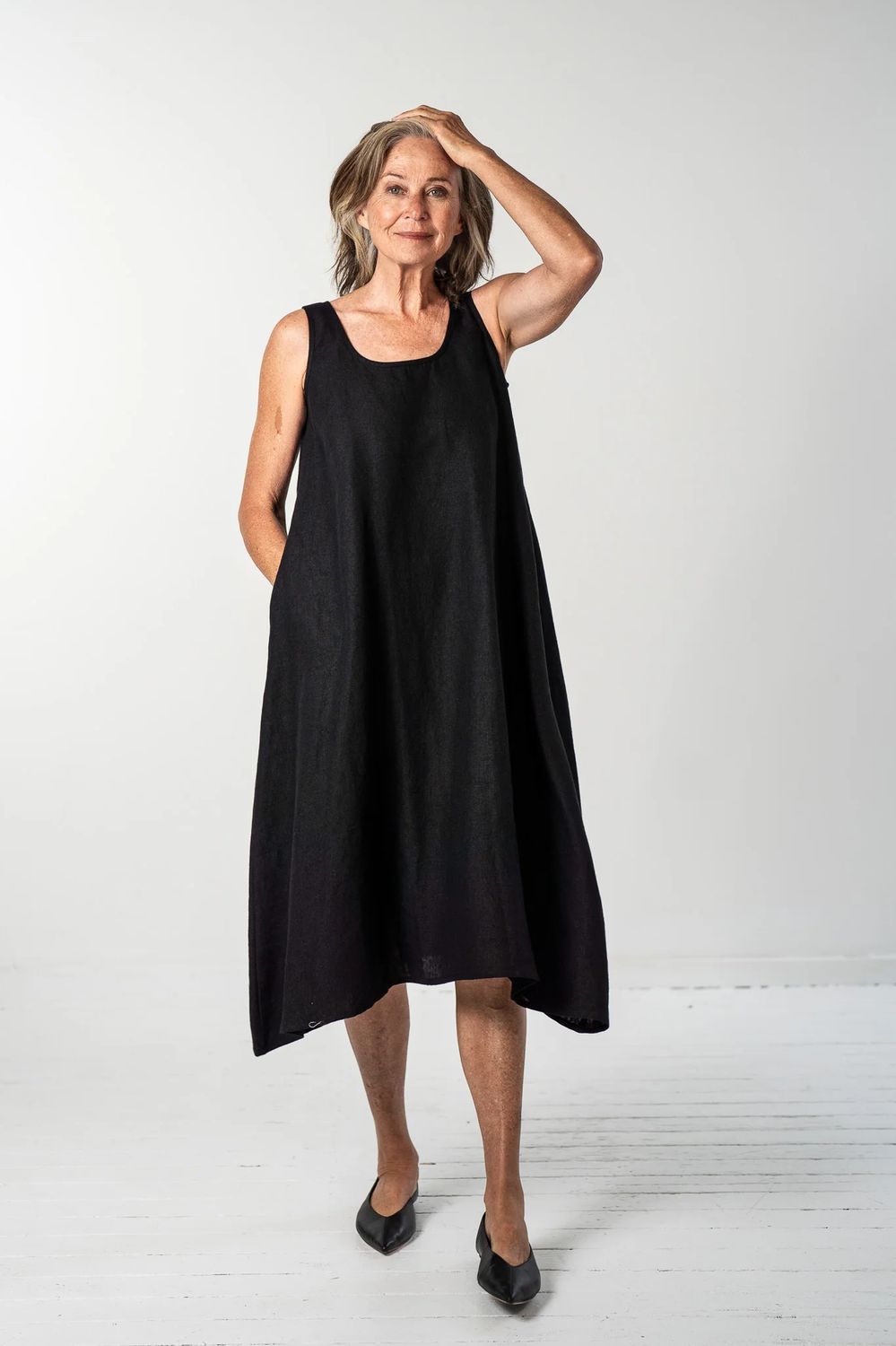 Evas Sunday - Danni Slip Dress - Black
