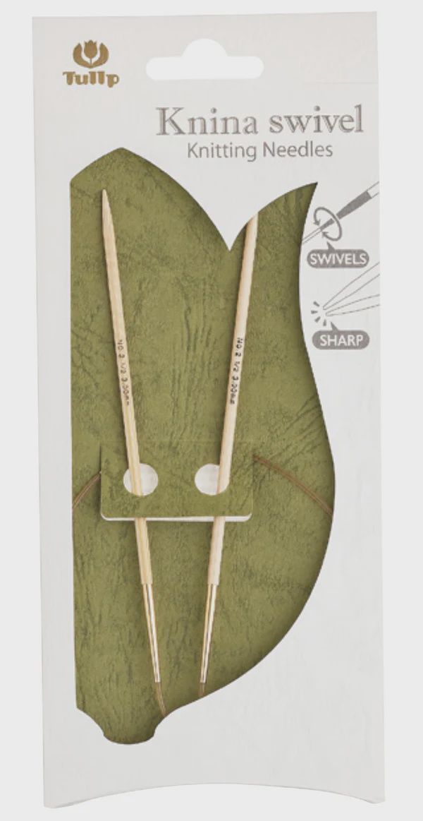 Knina Swivel Knitting Needles, Cable Length: 60cm, Size: 5.5mm / No 9