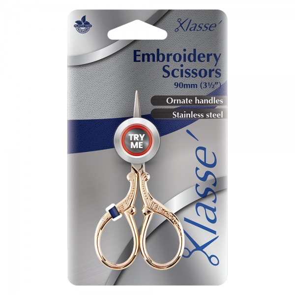 Klasse Embroidery Scissors 3.5"