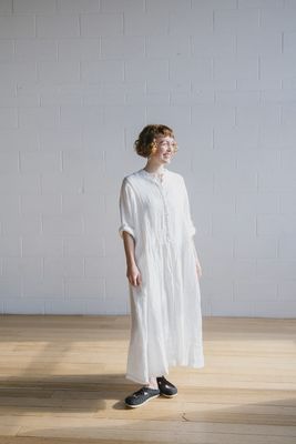 Metta Faye Dress - Light Linen