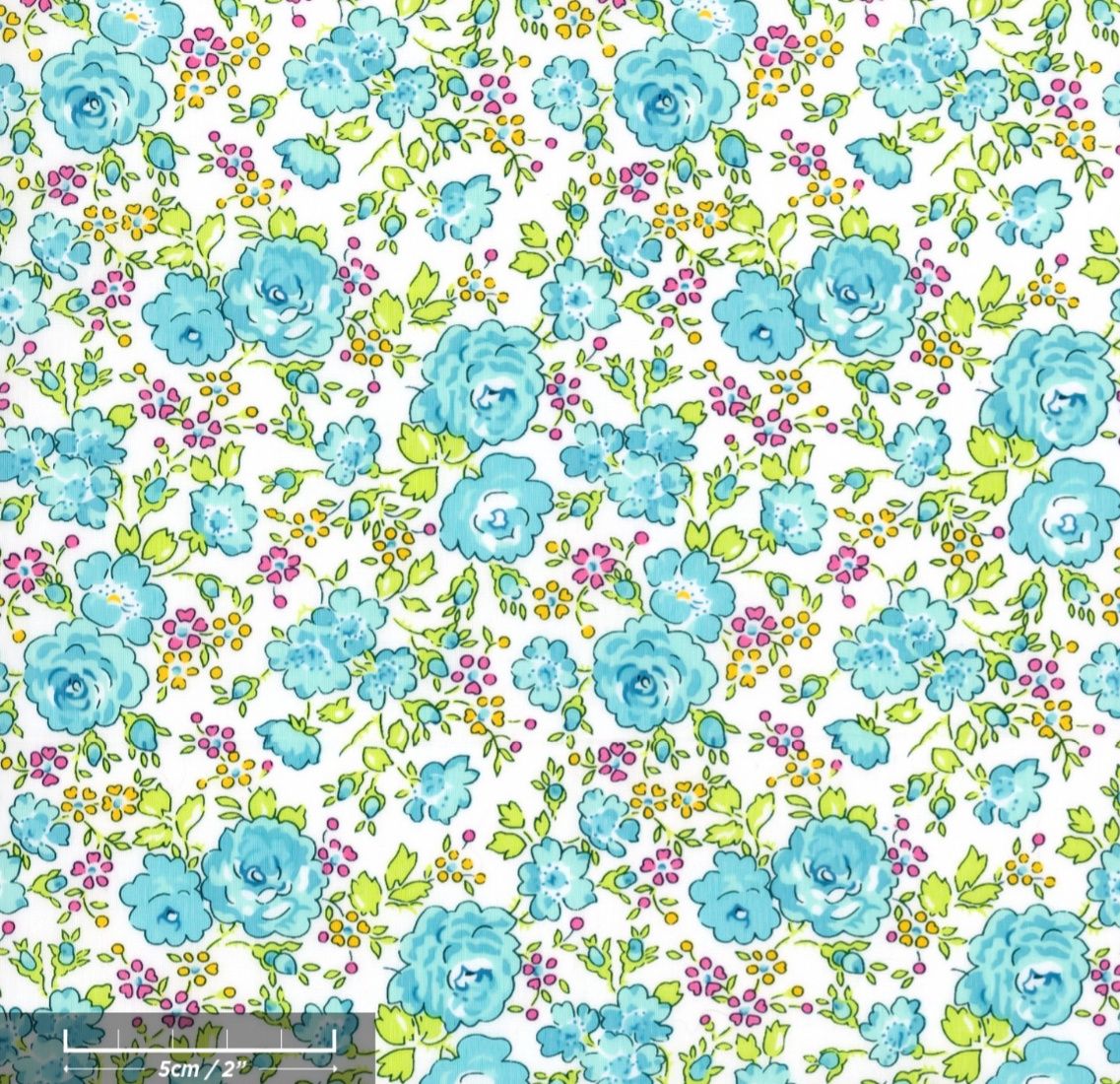 Liberty Tana Lawn - Felicite Summer - 25cm, Colour: Summer