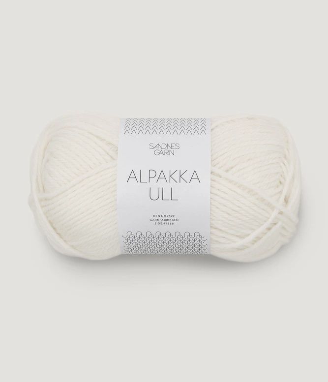 Sandnes Garn Alpakka Ull, Colour: 1002 White
