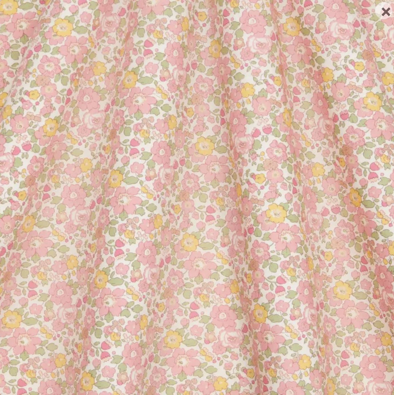 Liberty Tana Lawn - Betsy AB Metallic - 25cm