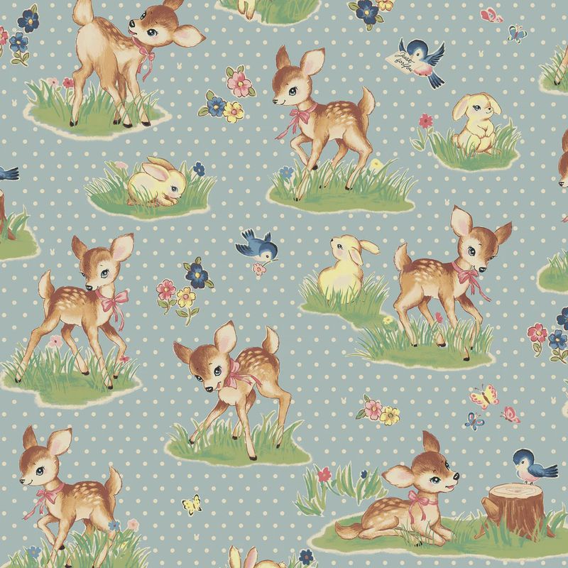 Cosmo - Delightful Deer in Blue - 25cm