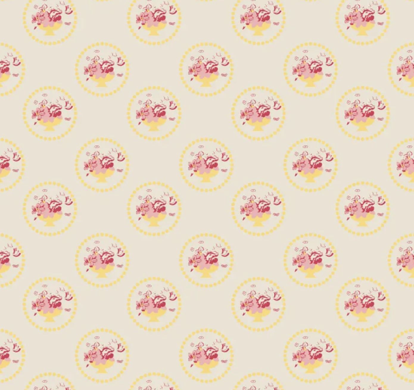 Milkwood - DV6746 Yellow Circles - 25cm