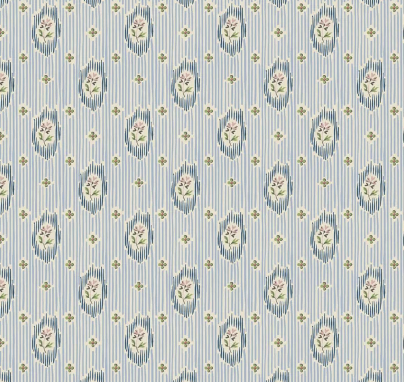 Milkwood - DV6755 Blue Wallpaper - 25cm