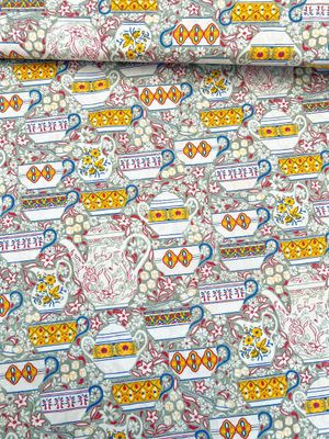 Liberty Tana Lawn - Elevenses Grey - 25cm