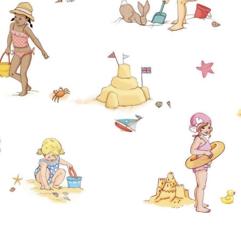Sunshine + Sandcastles - Beach Play - White - 25cm
