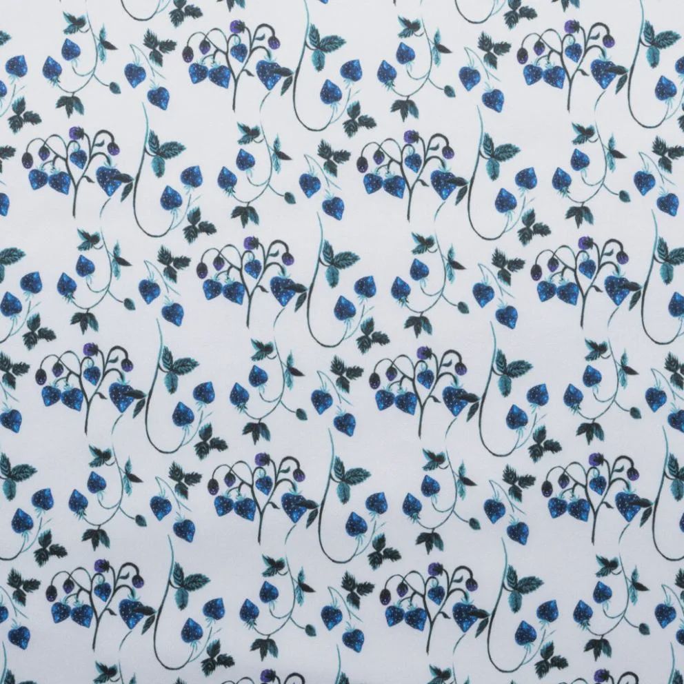 Liberty Tana Lawn -Strawberry Fields Blue - 25cm