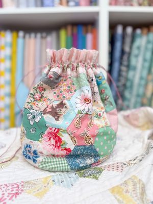 Judy's Vintage Dilly Bag Pattern + Template Set / Judy Newman