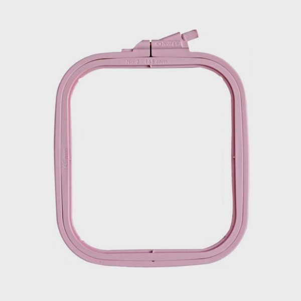 Nurge Square Plastic Hoops / 145mm x 165mm, Colour: pink