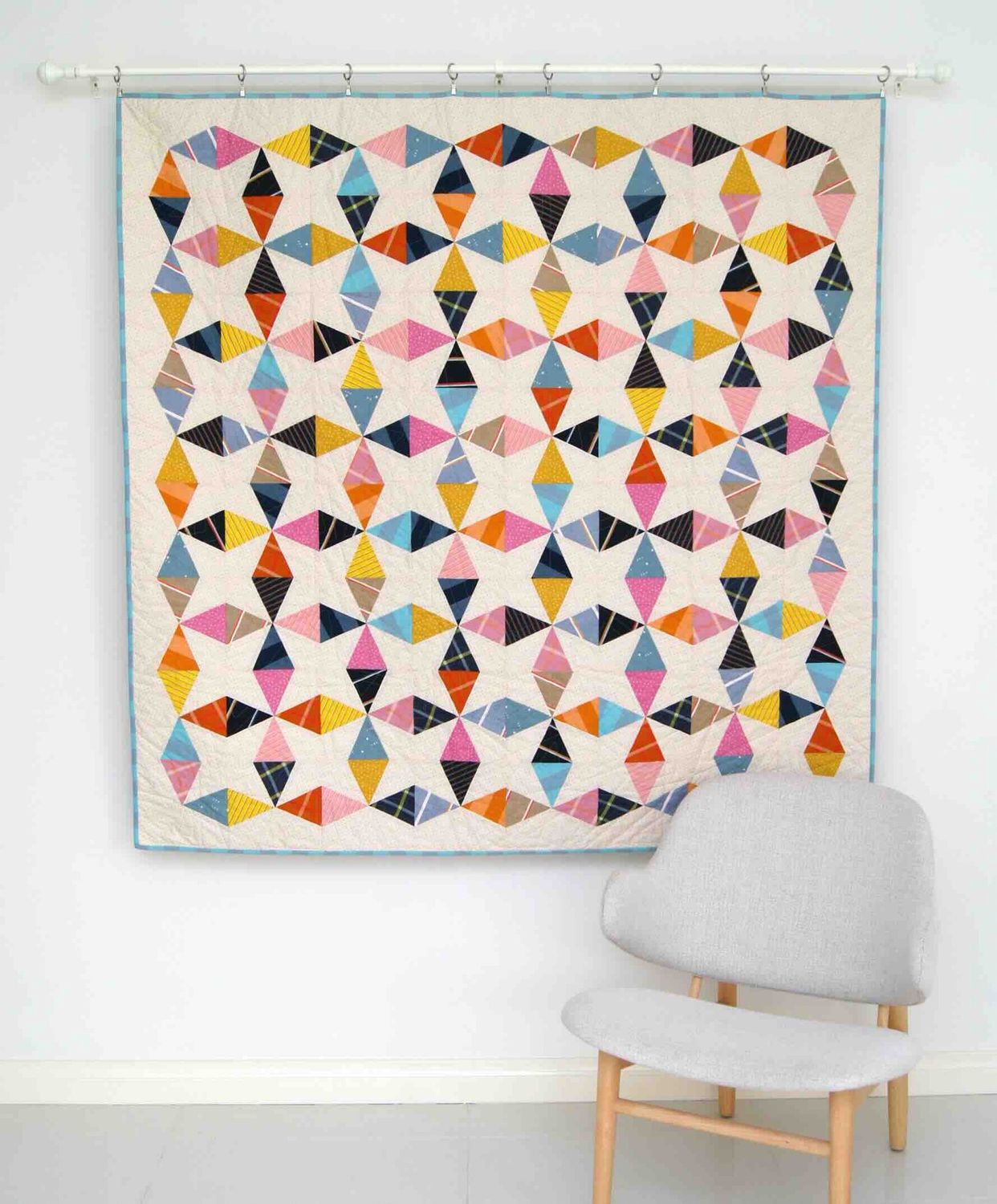 Graffiti Quilt Pattern / Tied With a Ribbon