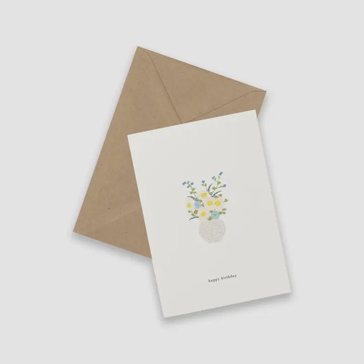 Birthday Flowers Card