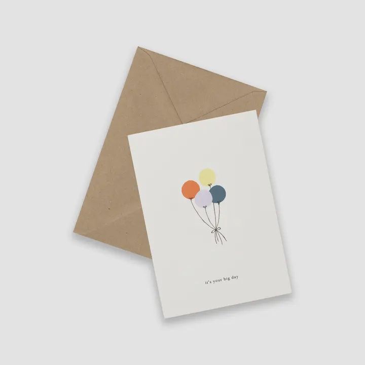 It's Your Big Day / Balloons / Birthday Card