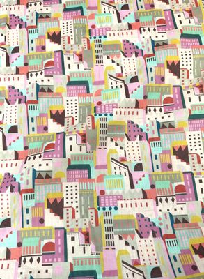 Liberty Tana Lawn - Patchwork Town C - 25cm