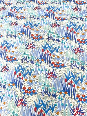 Liberty Tana Lawn - April Showers Blue - 25cm