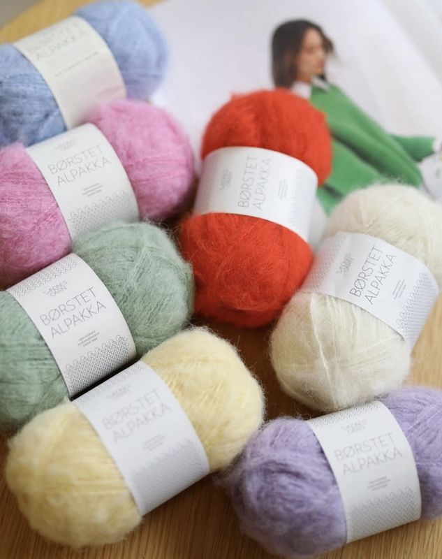 Sandnes Garn / Borstet Alpakka