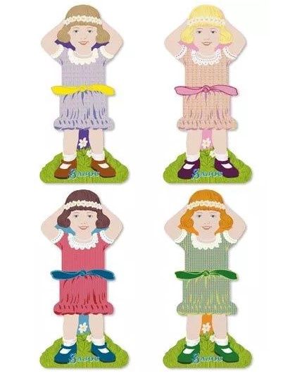 Sajou Storage Thread Cards Sets / Family, Design: Family No.1