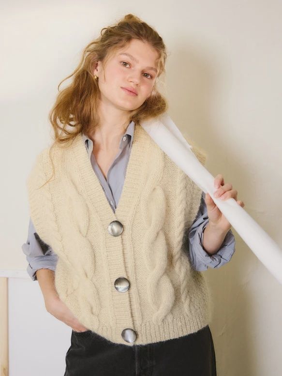 Harper Vest Adult / Sandnes Garn Pattern
