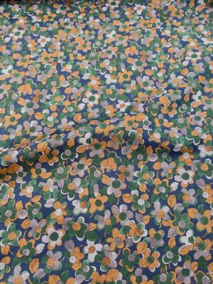 Hokkoh / Printed Lawn Floral 3E Navy / 25cm