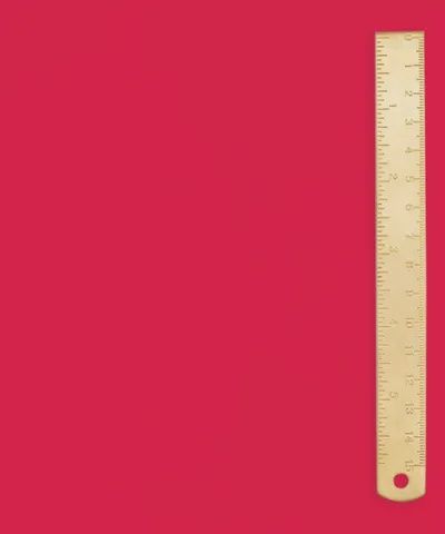 Liberty Tana Lawn - Solids / Red Rose / 25cm