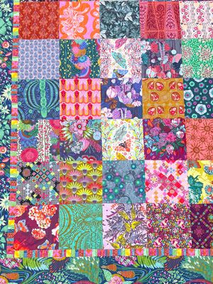 Boho Quilt Kit / 25cm Squares