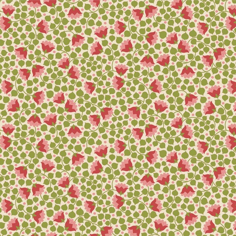 Tilda Wallflower Range / Bellflower / Green / 25cm