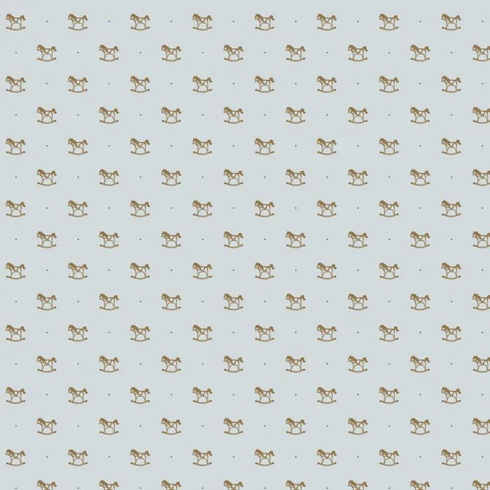 Conversational Prints / Rocking Horses / 25cm