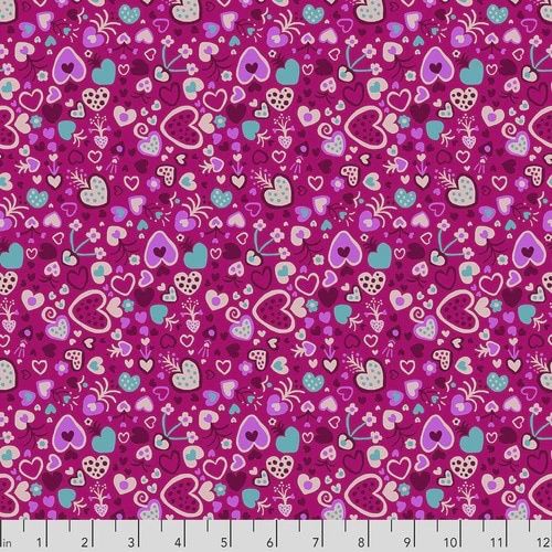 Homeward by Monika Forsberg - Floating Love / Magenta - 25cm