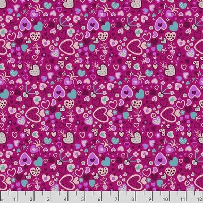 Homeward by Monika Forsberg - Floating Love / Magenta - 25cm