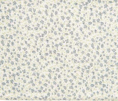 Baby Flower Cotton / La Ta Te / Grey &amp; Pale Green / per 25cm