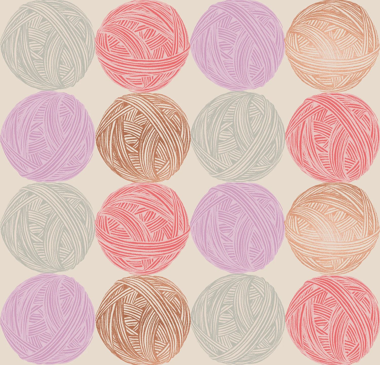 Ruby Star Society Linen Canvas / Wound Up - Natural Metallic / 25cm