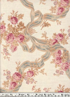 L'uccello Linens / Antoinette - Cream / per 25cm