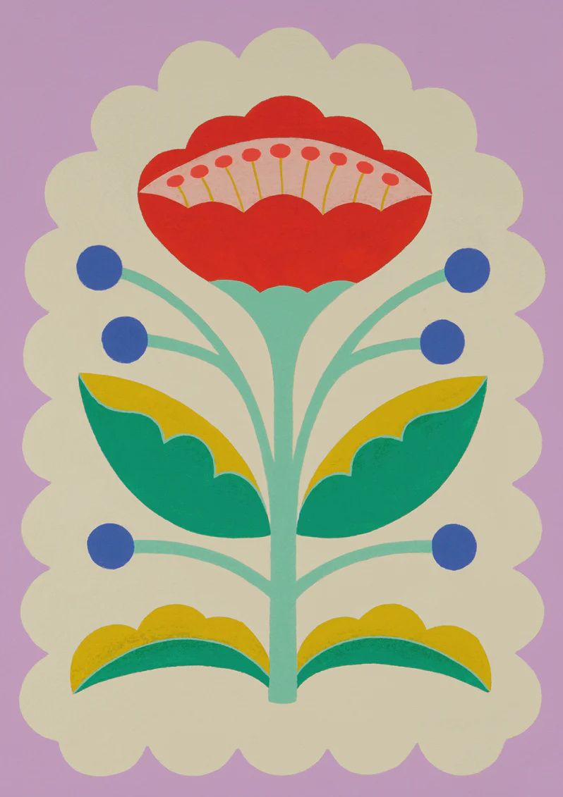 Folk Flower No 17 / Mary O'Malley