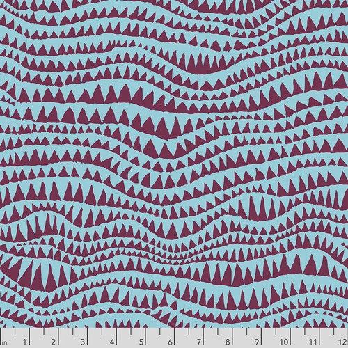 Kaffe - Shark's Teeth / Turquoise - 25cm