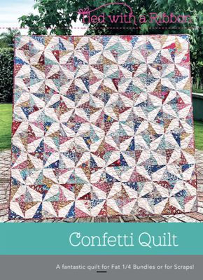 Confetti Quilt Pattern / Tied With a Ribbon