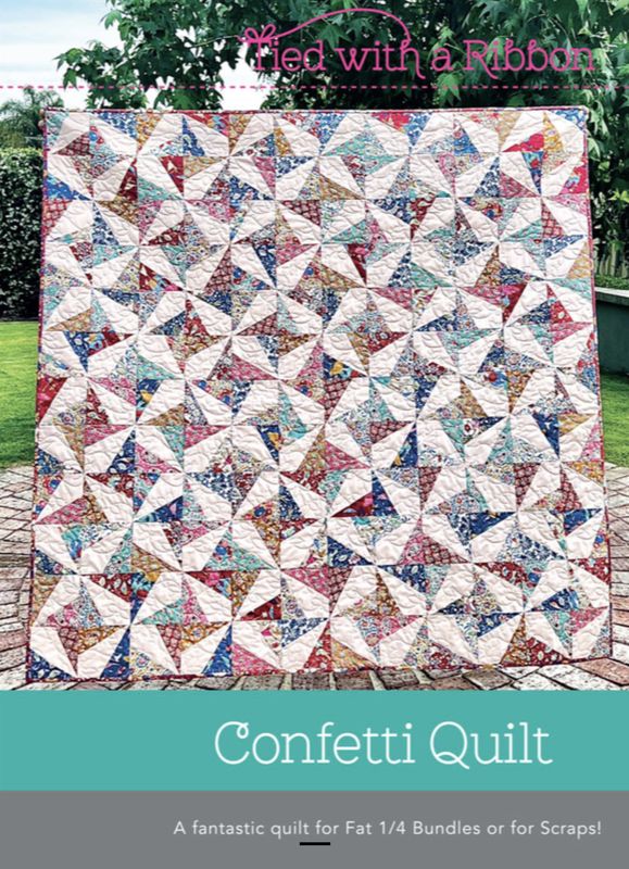 Confetti Quilt Pattern / Tied With a Ribbon