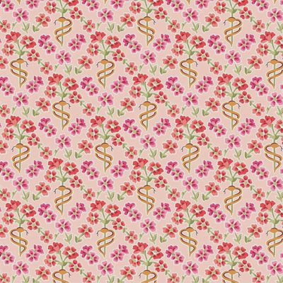 Liberty Tana Lawn - Floral Serpent A - 25cm