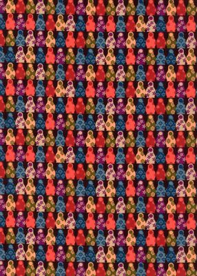 Liberty Tana Lawn - Russian Dolls B - 25cm